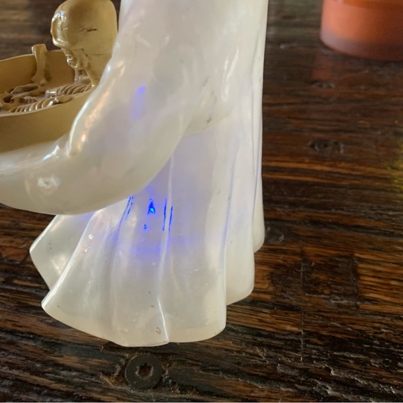 Vintage Halloween Ghost Light Up Rustic 1990’s Decor Party Holiday Battery - Picture 14 of 16
